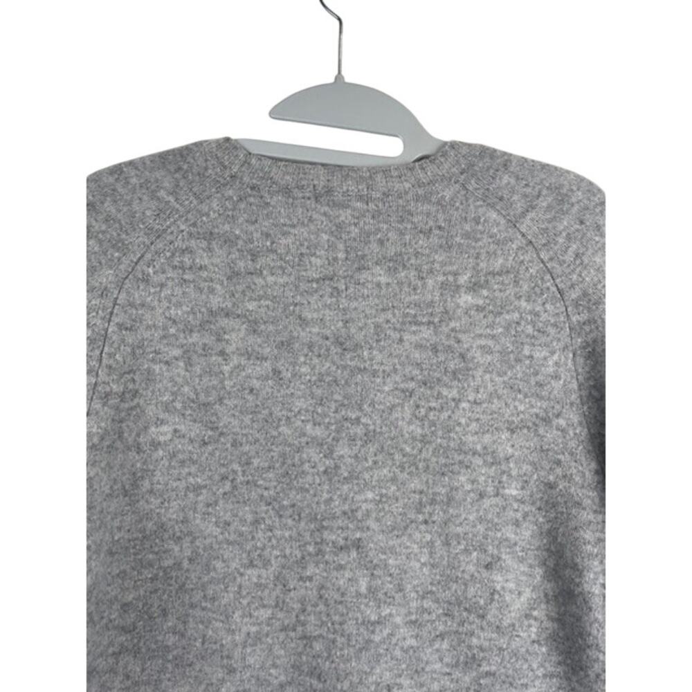 Uniqlo-Men's Gray Crewneck Size Medium 100% Wool Sweater - Picture 5 of 7